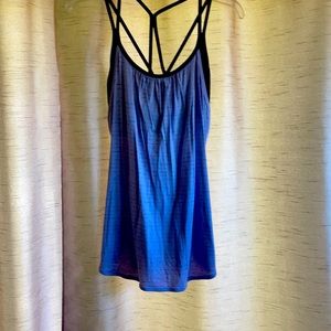 Athletic Bralette Tank Navy/Lilac (Med)